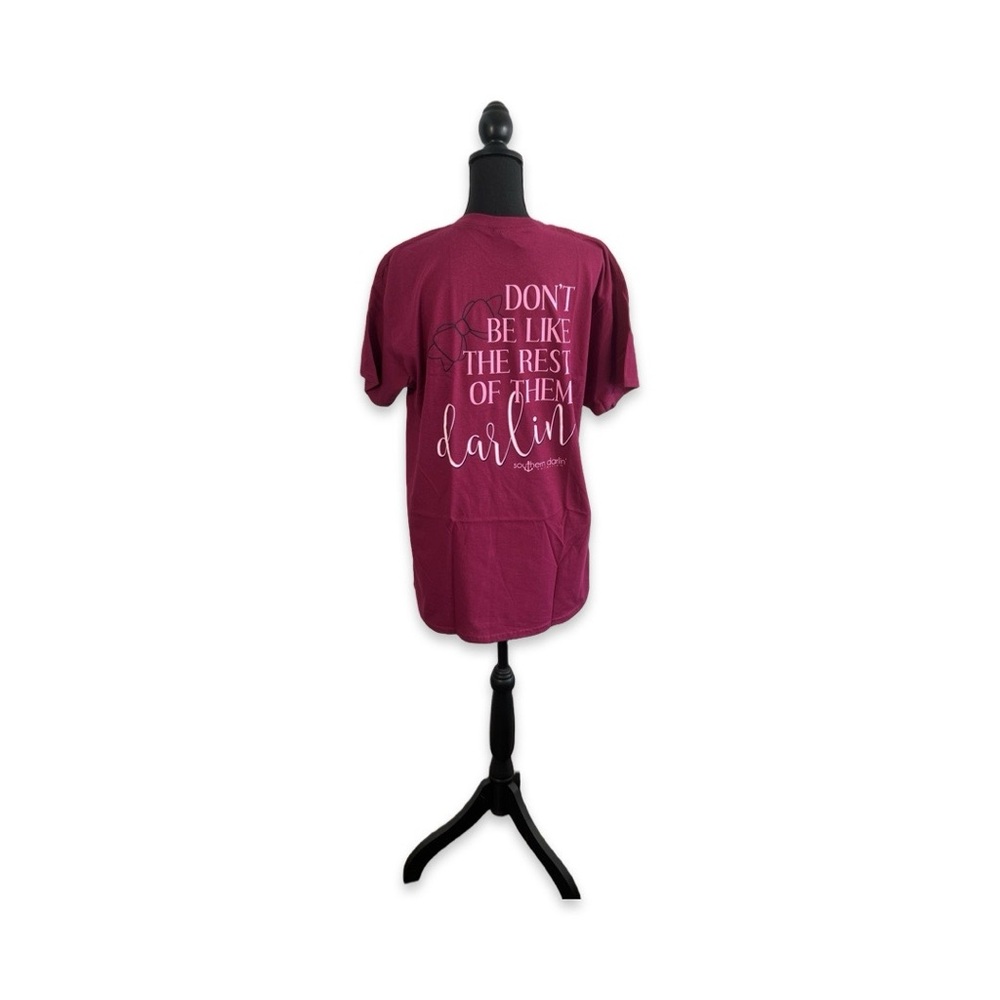 Men's Maroon Graphic T-Shirt